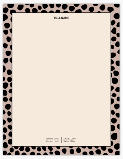 Design Preview for Elegant Notepads Templates, 8.5" x 11"
