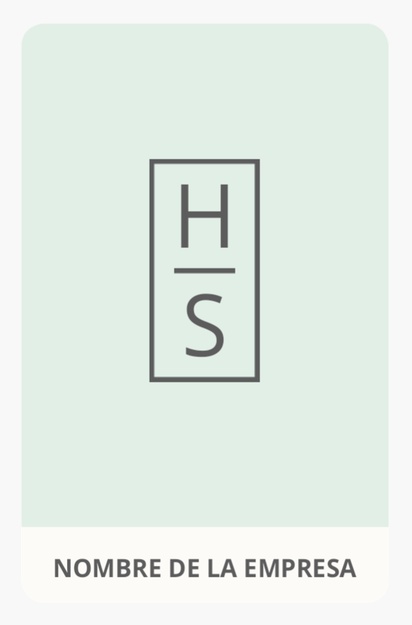 Un monograma de dos letras verde menta diseño blanco gris para Moderno y sencillo