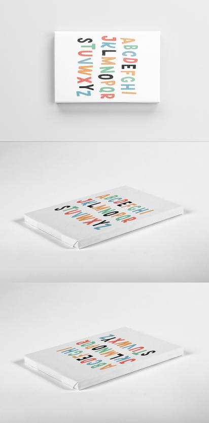 Design Preview for Design Gallery: Typographical Canvas Prints, 20 x 30 cm