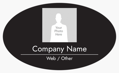 Design Preview for Templates for Business Services Bumper Stickers , Oval - 7.6 x 12.7 cm