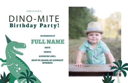 Design Preview for Design Gallery: Birthday Invitations and Announcements, Flat 11.7 x 18.2 cm