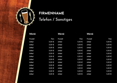 Designvorschau für Designgalerie: Posterdruck im Vorteilspack Bier, Wein & Spirituosen, A3 (297 x 420 mm)
