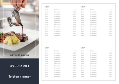 Forhåndsvisning av design for Designgalleri: Mat og drikke Plakater i større opplag, A3 (297 x 420 mm)