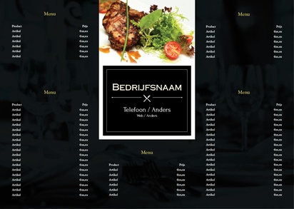 Voorvertoning ontwerp voor Ontwerpgalerij: Restaurants Posters in grote oplage, A3 (297 x 420 mm)