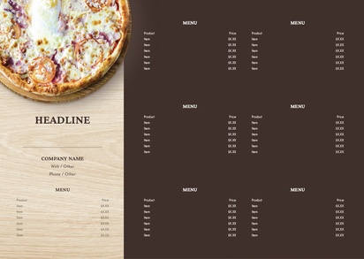 Design Preview for Design Gallery: Food Service Posters, A3 (297 x 420 mm) 