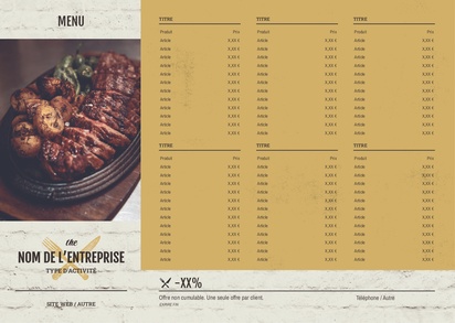 Aperçu du graphisme pour Galerie de modèles : posters en grande quantité pour restaurants, A3 (297 x 420 mm)