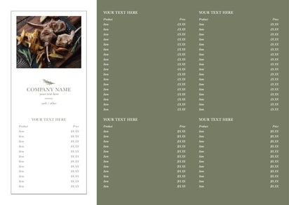 Design Preview for Design Gallery: Food Service Posters, A3 Horizontal