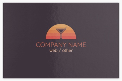 Design Preview for Design Gallery: Beer, Wine & Spirits Ultra-Thick Business Cards, Standard (85 x 55 mm)