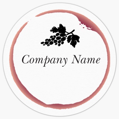 A red wine grapes pink black design for Modern & Simple
