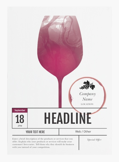 Design Preview for Design Gallery: Food & Beverage Posters, A1 (594 x 841 mm)