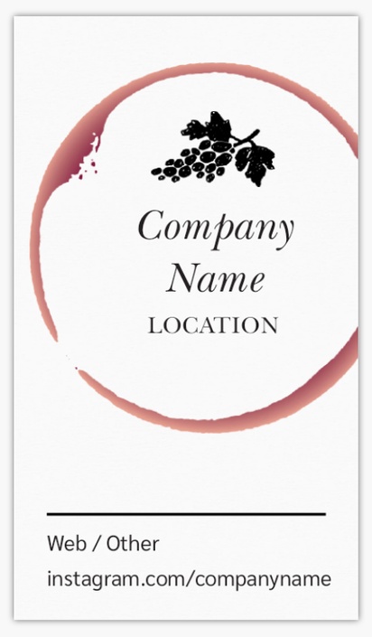 A vineyard vertical pink gray design for Modern & Simple