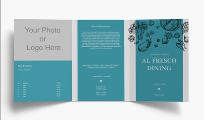 Design Preview for Design Gallery: Restaurants Folded Leaflets, Tri-fold A4 (210 x 297 mm)