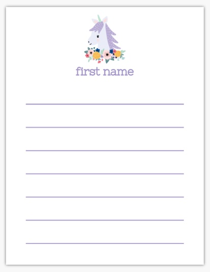 Design Preview for  Notepads Templates, 4" x 5.5"