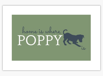 A pet sign home is where the dog is gray design for Events