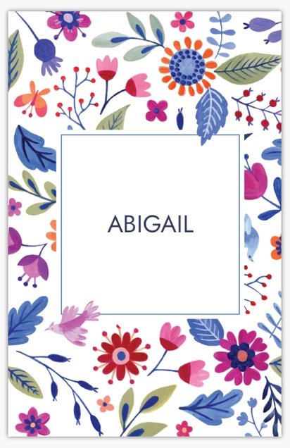 Design Preview for Design Gallery: Florals & Greenery Personalised Notebooks