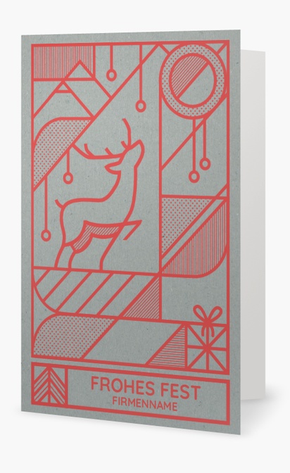 Designvorschau für Designgalerie: Weihnachtskarten, 18.2 x 11.7 cm  Klappformat