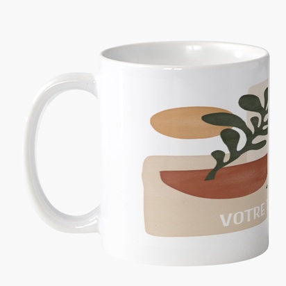 Aperçu du graphisme pour Galerie de modèles : mugs personnalisés pour fleurs et verdure