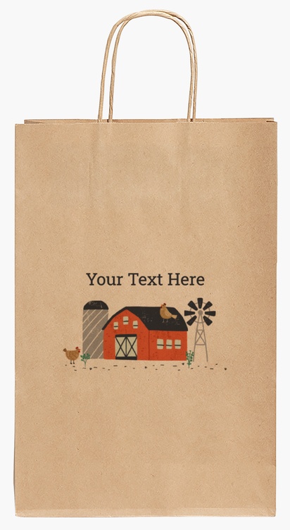 Design Preview for Design Gallery: Child Birthday Paper Bags, 35.5 x 24 x 12 cm