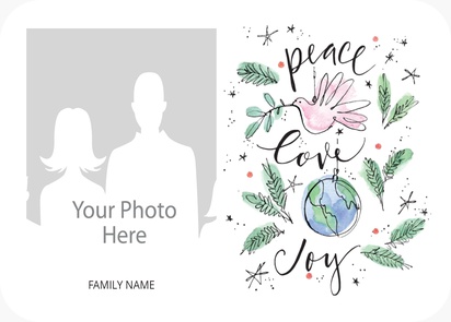 Design Preview for Design Gallery: Religious Greeting Cards, 11.7 x 18.2 cm Flat