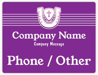 A religious country music purple design for Events