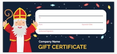 Design Preview for Design Gallery: Bold & Colourful Custom Gift Certificates
