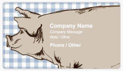 Design Preview for Design Gallery: butchers Business Card Stickers