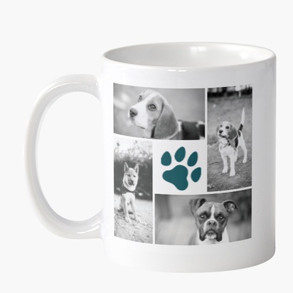 Design Preview for Photo Grid Custom Mugs Templates, 2-Sided