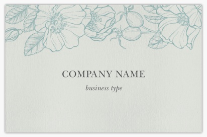 Design Preview for Design Gallery: Elegant Natural Uncoated Business Cards