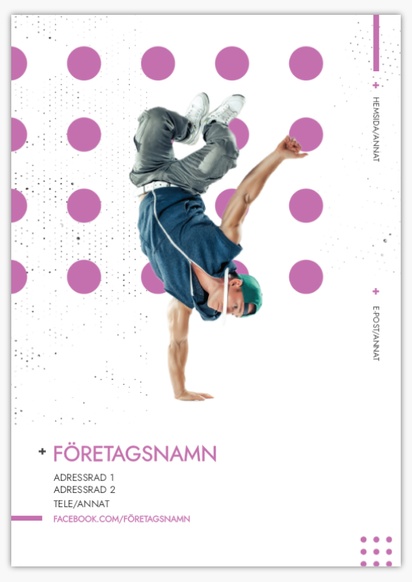 Förhandsgranskning av design för Designgalleri: Dans & koreografi Foamexskyltar, A2 (420 x 594mm)