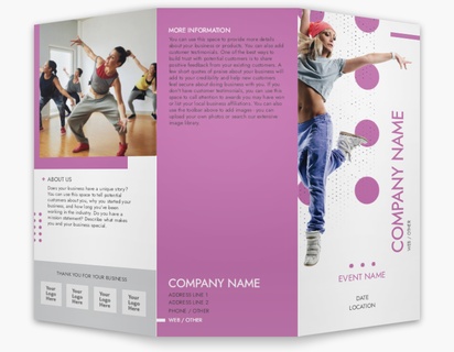 Design Preview for Design Gallery: Dance & Choreography Custom Brochures, 8.5" x 11" Tri-fold