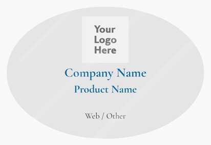 Design Preview for Design Gallery: Business Consulting Product Labels on Sheets, Oval 7.6 x 5.1 cm