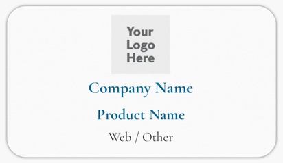 Design Preview for Design Gallery: Business Services Product Labels on Sheets, Rounded Rectangle 8.7 x 4.9 cm