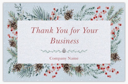 Design Preview for Design Gallery: Seasonal Pearl Business Cards