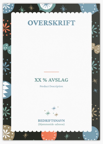 Forhåndsvisning av design for Designgalleri: Høytider & Helligdager Flyere og brosjyrer,  Ikke foldet A6 (105 x 148 mm)