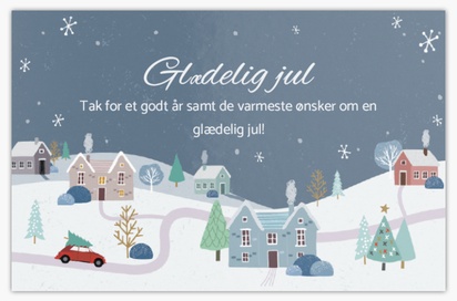 Forhåndsvisning af design for Designgalleri: Jul og højtider Ekstra tykke visitkort, Standard (85 x 55 mm)