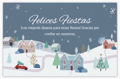 Vista previa del diseño de Galería de diseños de tarjetas de visita con acabado mate para festividades