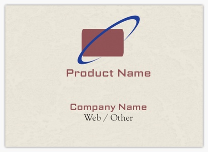 Design Preview for Design Gallery: Business Services Roll Labels, Rectangle 7.4 x 5.3 cm White Paper