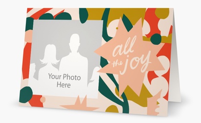 Design Preview for Design Gallery: Bold & Colourful Greeting Cards, 11.7 x 18.2 cm Folded