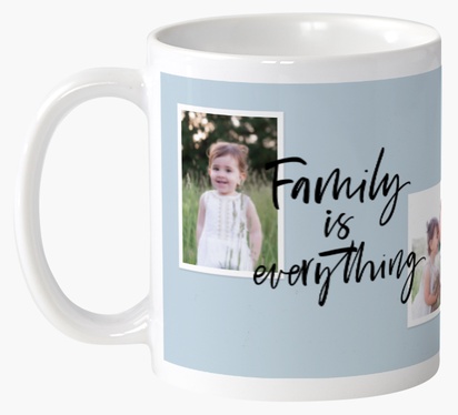 A 3 photos family gift white design for Modern & Simple with 4 uploads