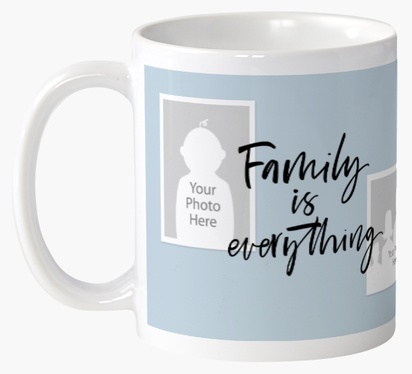 A 3 photos family gift white design for Modern & Simple with 4 uploads