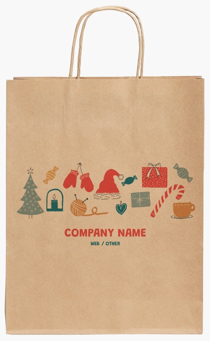 Design Preview for Design Gallery: Custom Paper Bags, Medium (24 x 11 x 31 cm)