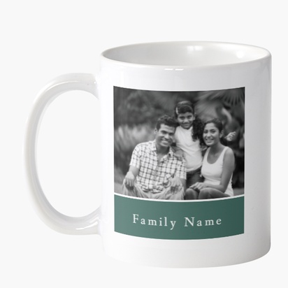 A photo family name gray design for Theme with 1 uploads