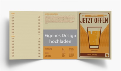 Designvorschau für Designgalerie: Falzflyer Retro, Wickelfalz A5 (148 x 210 mm)