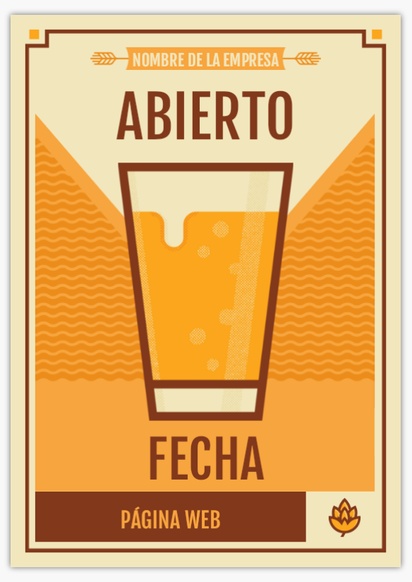 Vista previa del diseño de Galería de diseños de carteles para exteriores para cervezas, vinos y licores, A0 (841 x 1189 mm) 