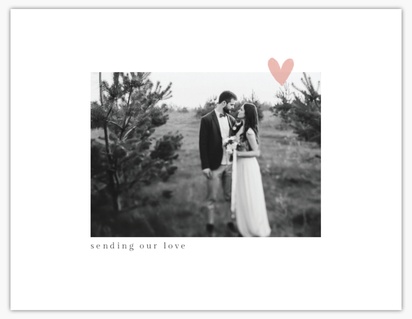 Design Preview for Wedding Thank you Cards  , Flat