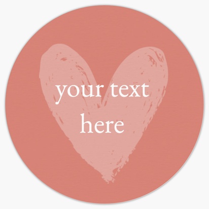 Design Preview for Valentine's Day Sheet Stickers Templates, 1.5" x 1.5"