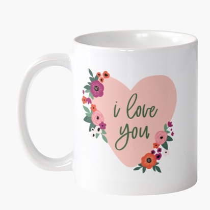 Design Preview for Florals & Greenery Custom Mugs Templates, 2-Sided