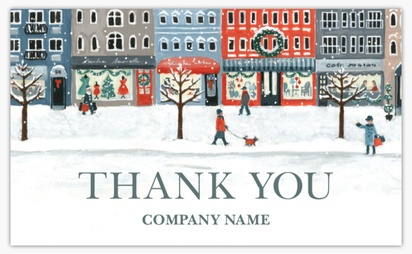 Design Preview for Templates for Seasonal Standard Name Cards , Standard (91 x 55 mm)