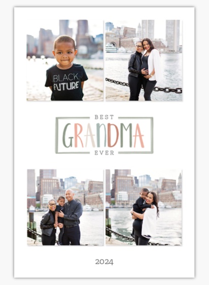 A 1 picture grandma gift white gray design for Events with 4 uploads