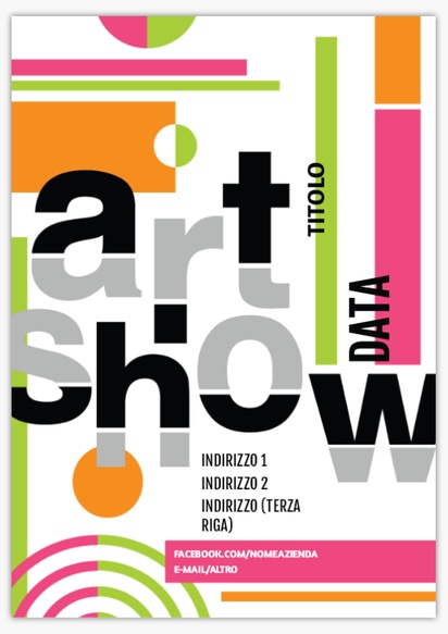 Anteprima design per Galleria di design: manifesti pubblicitari per organizzazione eventi, A1 (594 x 841 mm) 